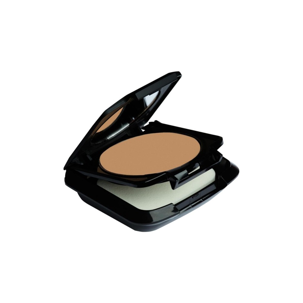 Palladio Dual Wet and Dry Foundation with sponge and Mirror, Squalane Infused, Apply Wet for Maximum Coverage or Dry for Light Finishing and Touchup, Minimize Fine Lines, All day Wear, Tawny