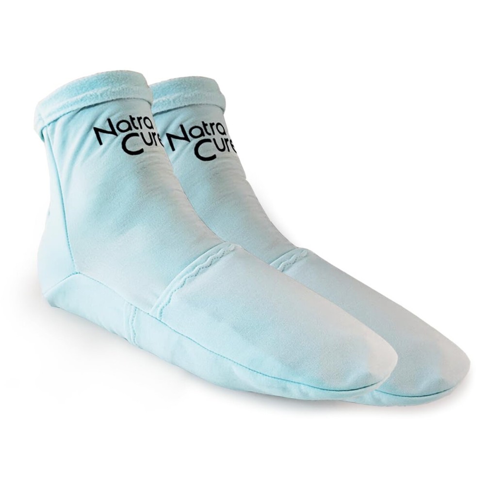 NatraCure Cold Therapy Socks - Reusable Foot Ice Pack - Cooling Socks for Hot Feet, Neuropathy Pain Socks, CRPS Relief, Ice Pack for Feet - Size: Small/Medium