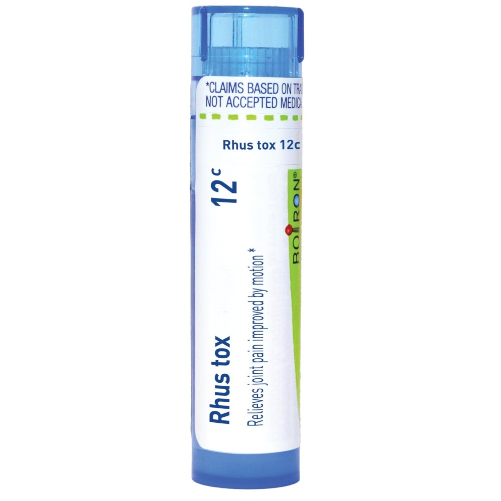 Boiron Rhus Toxicodendron 12C Homeopathic Medicine for Joint Pain - 80 Pellets