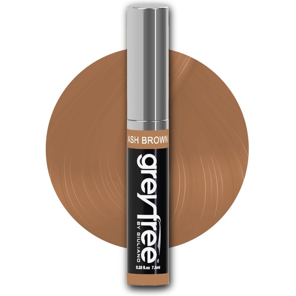 Greyfree Root Touch-Up Hair Mascara Temporary Gray Roots Concealer (ASH BROWN)