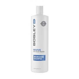 BosRevive Nourishing Shampoo for Noticeably Thinning, Non Color-Treated Hair - Helps Restore Thinning Hair & Remove DHT, Product & Pollution Build-Up, Boosts Scalp Circulation, Sulfate-Free 33.8 Fl Oz