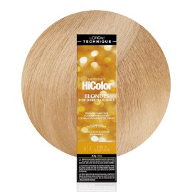 L\'OREAL TECHNIQUE HiColor Browns & Blondes Permanent Hair Color - Lifts Dark Hair in One Step Leaving No Brassiness, Rich and Smooth Creme Formula, Intense & Long-Lasting, H14 Vanilla Champagne