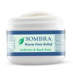 Sombra Warm Pain Relief Gel, Warm Relief for Arthritis and Chronic Pain Pre-Workout Muscle Rub Vegan Formula Free of Artificial Fragrances, Dyes, NSAIDs, Wax, Petroleum, Alcohol - 2oz Jar