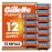 Gillette Fusion5 Mens Razor Blade Refills, 12 Count, Lubrastrip for a More Comfortable Shave
