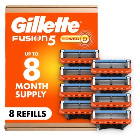 Gillette Fusion5 Power Razor Blades for Men, 5-Bla..