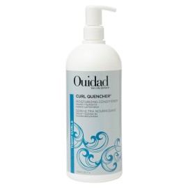 Ouidad Curl Quencher Moisturizing Conditioner - 33.8 fl oz, Curl Defining, Soft, Nourished & Hydrated Curls, Helps Repair Damage, Creamy Detangling Conditioner, For Tight Curls