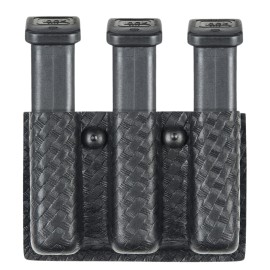 Safariland 775 Slimline Open Top Triple Magazine Pouch, SIG P226, Basketweave Black