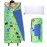 Wildkin Kids Original Nap Mat - Cozy Kids Sleep Mat with Pillow, Ideal for School & Travel - Wild Animals