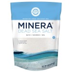 Minera Fine Grain Dead Sea Salt for Bath & Foot Soaks - 5 lbs, Fast-Dissolving, 100% Pure and Natural, Unscented, Skin-Softening Sea Salt