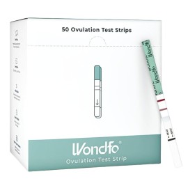 Wondfo Ovulation Test Strips - Women Fertility Tracking and Pregnancy Planning with Cycle-Detecting LH Surge - Highly Sensitive and Fast Result at Home Kit (50 Count)