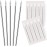 BodyJ4You 10PC Piercing Needles 18G - Sterile Disposable Sharp Surgical Stainless Steel - Nose Septum Ear Tragus Helix Labret Nipple Lip Navel