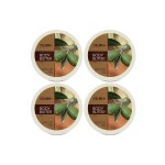 DELON Intense Moisturizing Body Butter, Olive with Olive Oil & Vitamin E, 6.9 oz (Pack of 4)