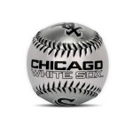Franklin Sports Chicago White Sox MLB Team Baseball - MLB Team Logo Soft Baseballs - Toy Baseball for Kids - Great Decoration for Desks and Office