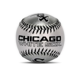 Franklin Sports Chicago White Sox MLB Team Baseball - MLB Team Logo Soft Baseballs - Toy Baseball for Kids - Great Decoration for Desks and Office