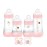 MAM Feed & Soothe Feeding Set, Newborn Essentials Must Have for 0-3 Months, Including 6 Pieces, Anti-Colic Baby Bottle Self-Sterilizing, Skinsoft Silicone Pacifiers, Baby Gift, Girl