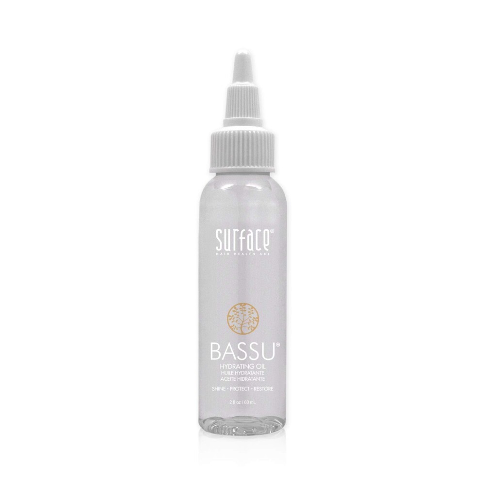 Surface Hair - Bassu Hydrating Oil - Hair Oil with Flax Seed, and Aloe Vera, Moisturize and Hydrate Repair Damaged Hair, Color Safe, 2 Fl Oz