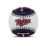 Franklin Sports Minnesota Twins MLB Team Baseball - MLB Team Logo Soft Baseballs - Toy Baseball for Kids - Great Decoration for Desks and Office