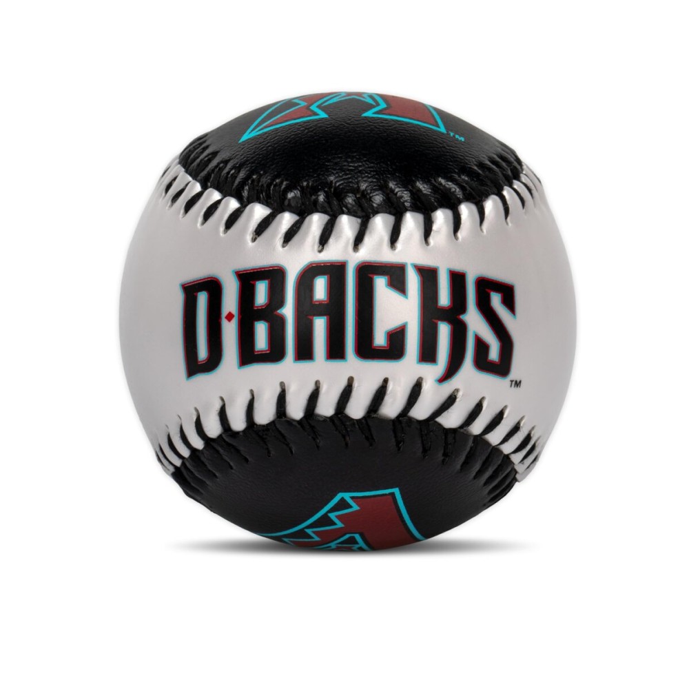 Franklin Sports Arizona Diamondbacks MLB Team Baseball - MLB Team Logo Soft Baseballs - Toy Baseball for Kids - Great Decoration for Desks and Office