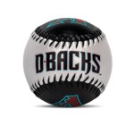 Franklin Sports Arizona Diamondbacks MLB Team Baseball - MLB Team Logo Soft Baseballs - Toy Baseball for Kids - Great Decoration for Desks and Office