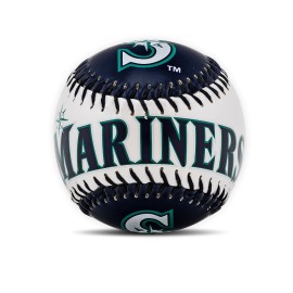 Franklin Sports Seattle Mariners MLB Team Baseball - MLB Team Logo Soft Baseballs - Toy Baseball for Kids - Great Decoration for Desks and Office
