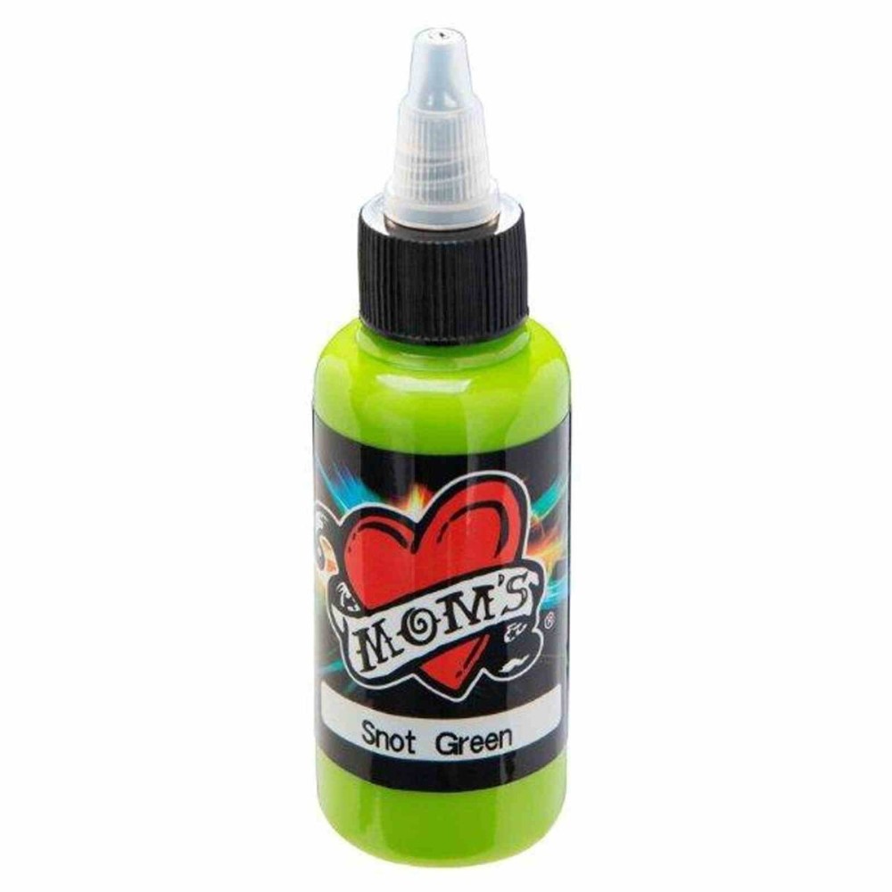 Millennium Mom\'s Snot Green 1/2 oz Tattoo Ink .5 oz 1/2