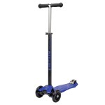 Micro Kickboard - Maxi Original 3-Wheeled, Lean-to-Steer, Swiss-Designed Micro Scooter for Kids, Ages 5-12 (Blue)