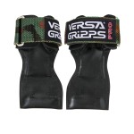 Versa Gripps Pro, Made in USA, Wrist Straps for Weightlifting Alternative, Best Training Accessory, XS, Camo