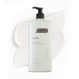 AHAVA Dead Sea Water Mineral Body Lotion - Daily Moisturizing & Hydrating Body Lotion with Osmoter, Exclusive blend of Dead Sea Minerals & Botanical Extracts, Original, 24 Fl.Oz (Packaging May Vary)
