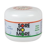 Sore No More Cool Relieving Gel for Aches & Pains in Muscles & Joints associated with Strains, Bruises & Sprains | Absorbs Quickly with a Refreshing Lemon Aroma | 8 oz Jar