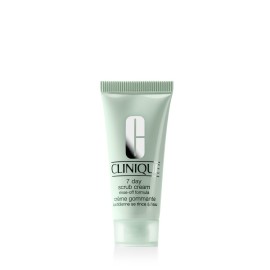 Clinique 7 Day Daily Gentle Face Exfoliator Lightweight Scrub Cream For All Skin Types | Mild Face Scrub With Silica | Exfoliating + Refining, 3.4 Fl Oz