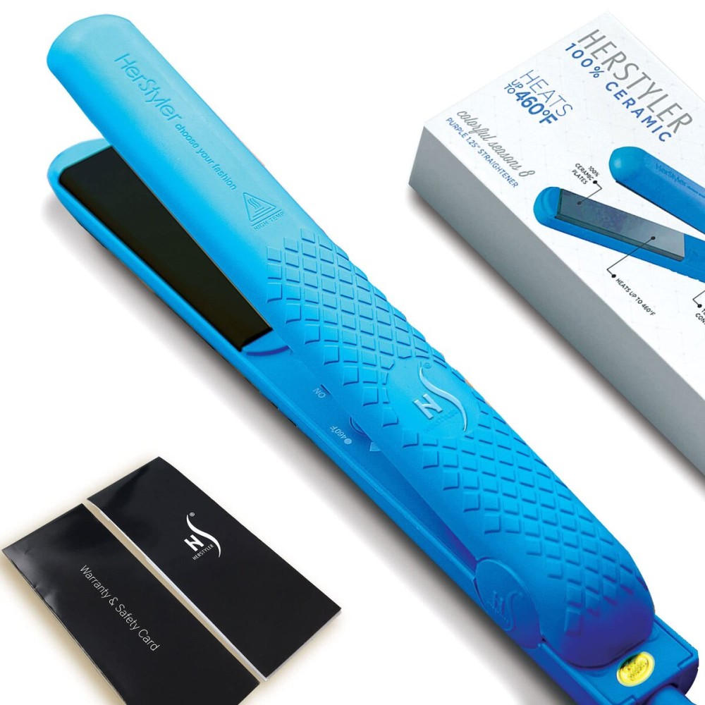 Herstyler Colorful Seasons Flat Iron - Blue
