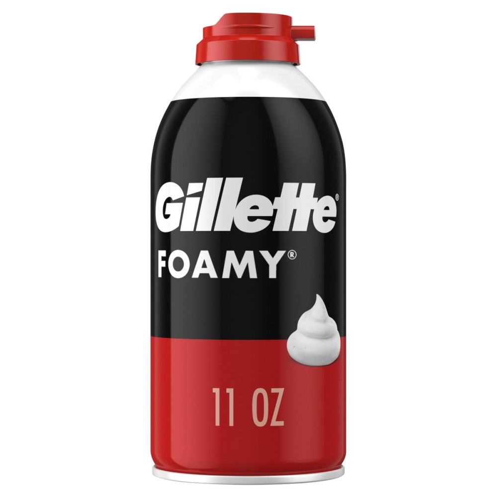 Gillette Foamy Shaving Cream, Regular, 11 Oz