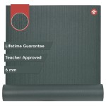 Manduka PRO Yoga Mat - Premium 6mm Thick Mat, Eco Friendly, Oeko-Tex Certified, Ultra Dense Cushioning for Support & Stability in Yoga, Pilates, Gym and Any General Fitness, Black Sage, 85 x 26