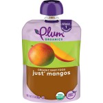 Plum Organics Stage 1 Organic Baby Food - Just Mangos - 3.5 oz Pouch - Organic Baby Food Pouch
