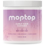 MopTop Curly Hair Gel Custard - Styling Gel for Moisturizing and Defining Soft Curls, Lightweight and Anti Frizz, Curly Hair Products for Waves, Coils & Kinks (Citrus Kumquat, 16oz)