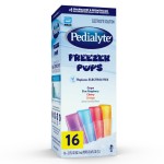 Pedialyte Electrolyte Solution Freezer Pops, Hydration Variety Pack- Grape, Blue Raspberry, Cherry, Orange, Pack of 16