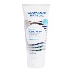 Seaweed Bath Co. Hydrate Body Cream - Unscented | Nourishing Moisturizer for Body and Hands | With Vitamin E, Hyaluronic Acid and Shea Butter For Dry Skin | 6 oz