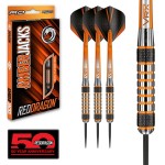 RED DRAGON Amberjack 7: 26g Tungsten Darts Set with Flights and Shafts (Stems)