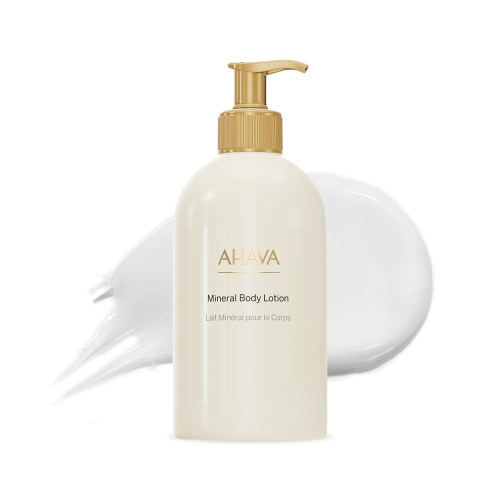 AHAVA Dead Sea Water Mineral Body Lotion - Daily Moisturizing & Hydrating Body Lotion with Osmoter, Exclusive blend of Dead Sea Minerals & Nourishing Botanical Extracts, Original, 17 Fl.Oz