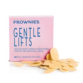 Frownies - Wrinkle Smoothing Gentle Lifts Patches for Fine Lip Lines - Hypoallergenic Smile Line Patches - Anti Wrinkle Patches for Lip - For Overnight Use - 60 Patches
