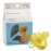 Natursutten Pacifiers 0-6 Months - 1-Pack Butterfly Shield Round Nipple Natural Rubber Safe & Soft BPA-Free for Breastfeeding Babies - Newborn Pacifiers Made in Italy