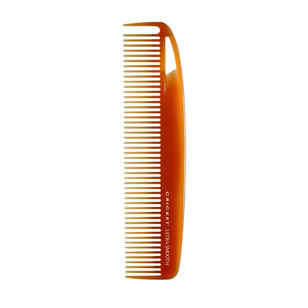 Cricket Ultra Smooth Dressing Comb - Anti-Frizz Hair Comb with Argan & Olive Oils, Keratin Protein Infusion, Medium Tooth Design for Styling, Cutting & Daily Grooming