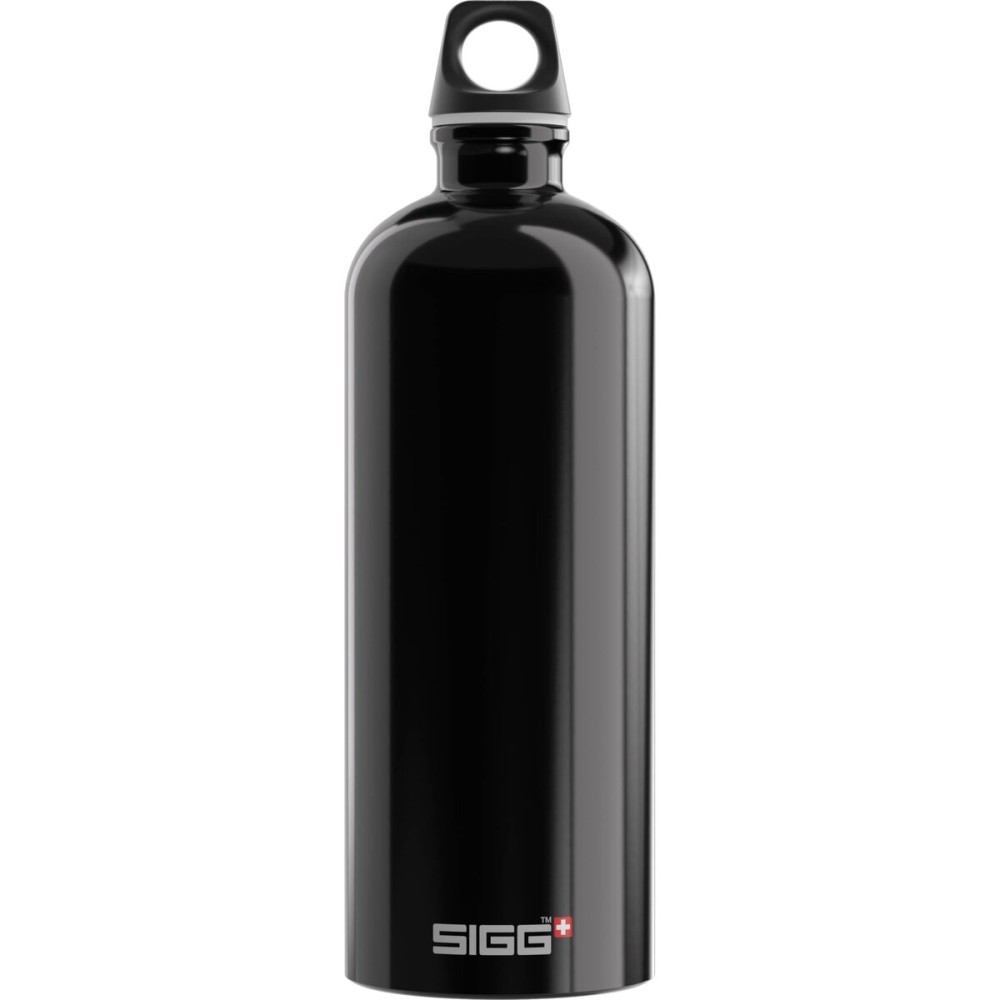 Sigg - Recycled Metal Water Bottle - Traveller - Made in Switzerland - Carbonated Drinks - BPA-Free - 34 Oz