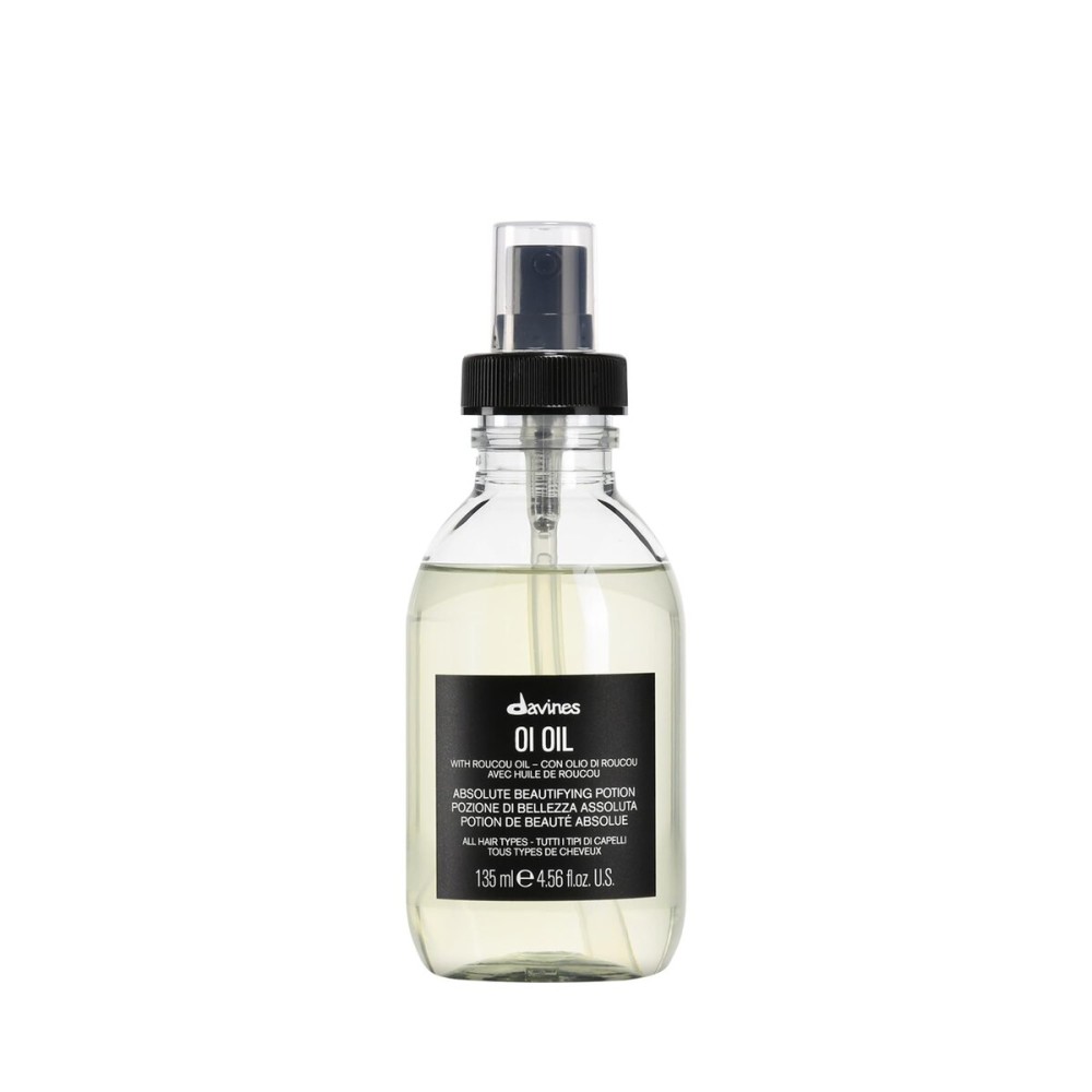 Davines OI Oil | Weightless Hair Oil Perfect for Dry Hair, Coarse & Curly Hair Types | Anti-Frizz for Soft, Shiny Hair | 4.56 Fl Oz (Pack of 1)