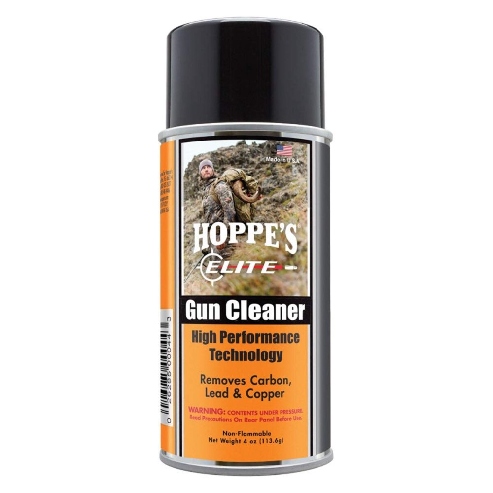 Hoppe\'s Elite Aerosol Gun Cleaner Bottle, 4 Ounce