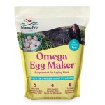 Manna Pro Omega Egg Maker, Chicken Feed Supplement for Laying Hens, Poultry Food with Omega-3 Fatty Acids, Digestion Support with Fortified Vitamins & Minerals, 5 lbs