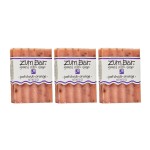 Indigo Wild Zum Goat\'s Milk Soap Bar - Bar Soap for Hands & Body Made with Essential Oils - 3 oz - Patchouli-Orange (3 Pack)