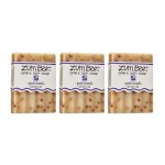 Zum Indigo Wild Goat\'s Milk Soap Bar - Bar Soap for Hands & Body Made with Essential Oils - 3 oz - Patchouli (3 Pack)