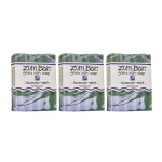 Indigo Wild Zum Goat\'s Milk Soap Bar - Bar Soap for Hands & Body Made with Essential Oils - 3 oz - Lavender-Mint (3 Pack)
