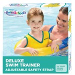 SwimSchool Deluxe Swim Trainer - Heavy Duty Toddler Swim Vest Floatie - Comfortable Sweater-Fit Design with Adjustable Safety Seat - Yellow